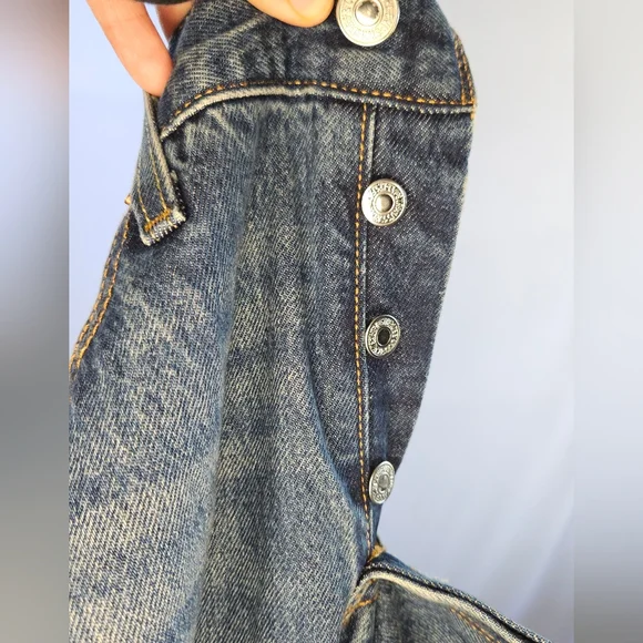 Levi's 501 Original Fit Straight Leg Blue Jeans - Picture 12 of 12